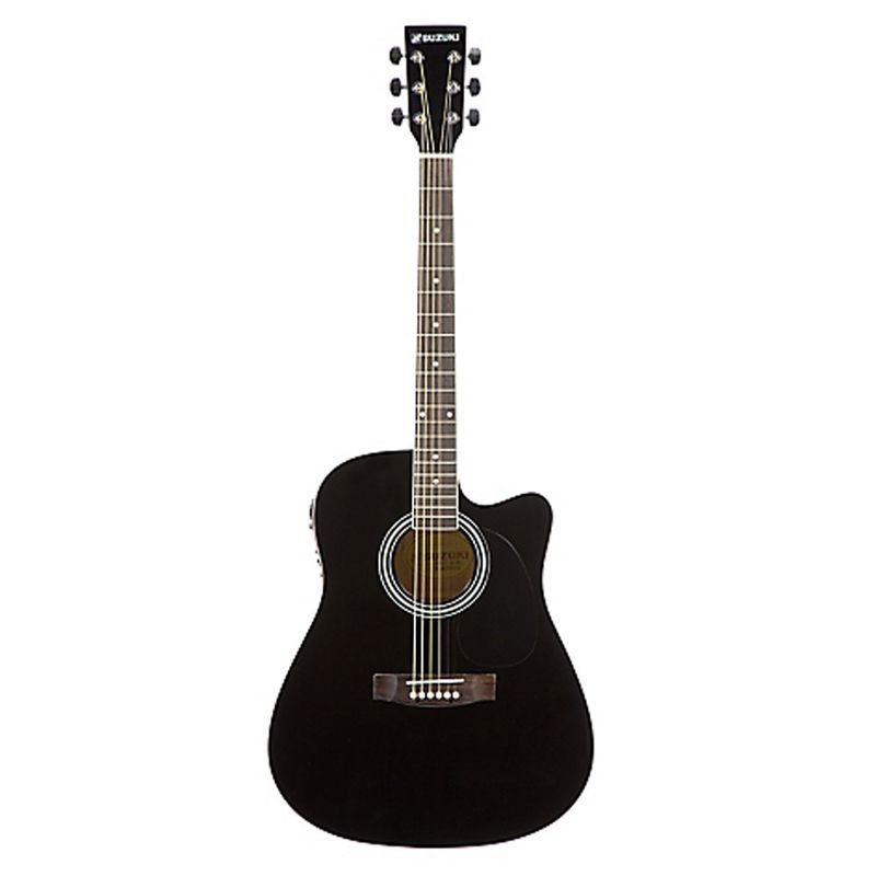Guitarra Electroacustica Negra Suzuki Guitarras Electracústicas