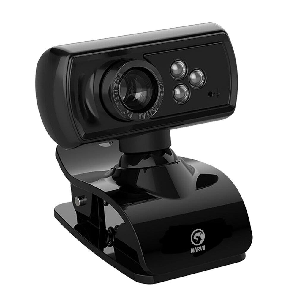 MARVO CÁMARA PC MPC01 CAM FULL HD 1080P USB casaroyal.cl Casa Royal
