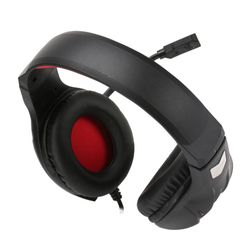 MARVO AUDÍFONO  PARA CONSOLA HG8928 ALÁMBRICO BLACK/ROJO