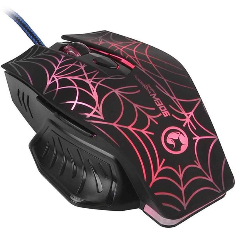 Mouse-Gamer-Marvo-Alambrico-M306-Usb-800---2400-Dpi-Negro-Mouse-y-Presentadores