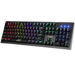 MARVO TECLADO GAMER  MECÁNICO KG909 ALÁMBRICO RGB BLACK