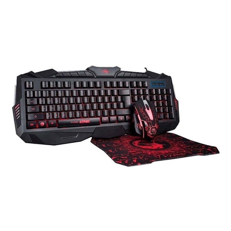 Combo teclado y mouse gamer iluminado USB