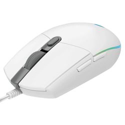 LOGITECH MOUSE GAMER  ALÁMBRICO G203 BLANCO
