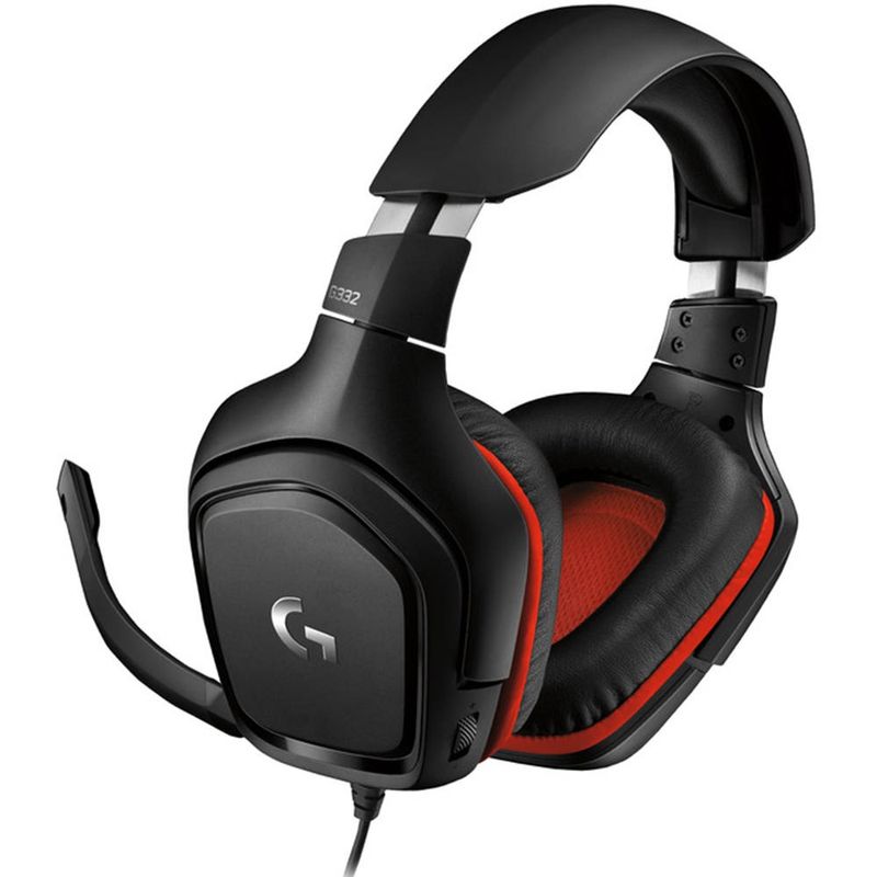 Audifono-Logitech-Para-Pc-G332-Alambrico-Negro-Rojo-Gamer