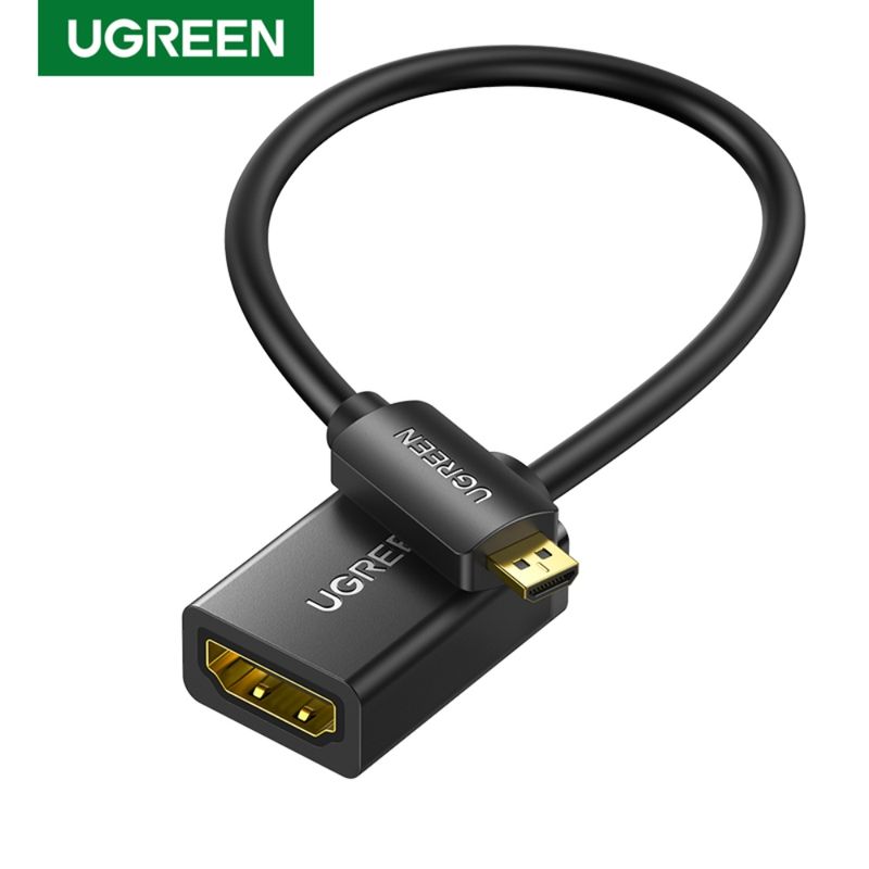 Cable-Adaptador-Micro-Hdmi---Hdmi-H-20Cm-Negro-Ugreen-20134-Hdmi