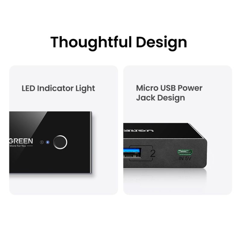 Switch-Usb-3.0-2X4--Selector-Entre-2-Pc--Negro-Ugreen-Us216-Cables-Adaptadores-y-Hub