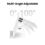 Base-De-Escritorio-Para-Tablet-Inclinacion-Ajustable-Blanco-Ugreen-Lp115-Soportes-y-Aros-de-Luz