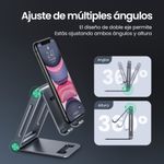 Base-De-Escritorio-Para-Celular-Doble-Inclinacion-Ajustable-Aluminio-Silver-Ugreen-Lp263-Soportes-y-Aros-de-Luz