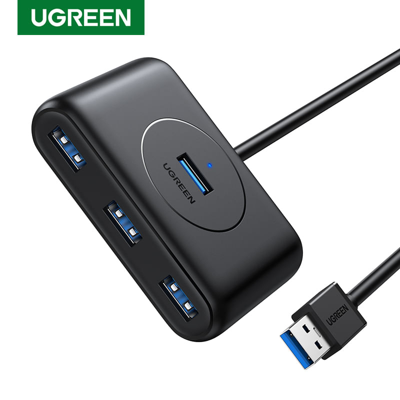 Hub-Usb-A-3.0----3Usb-A-3.0--Cable-50Cm-Negro-Ugreen-Cr113-Cables-Adaptadores-y-Hub