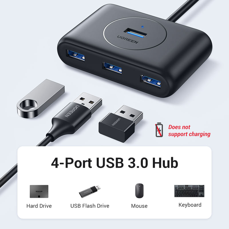 Hub-Usb-A-3.0----3Usb-A-3.0--Cable-50Cm-Negro-Ugreen-Cr113-Cables-Adaptadores-y-Hub