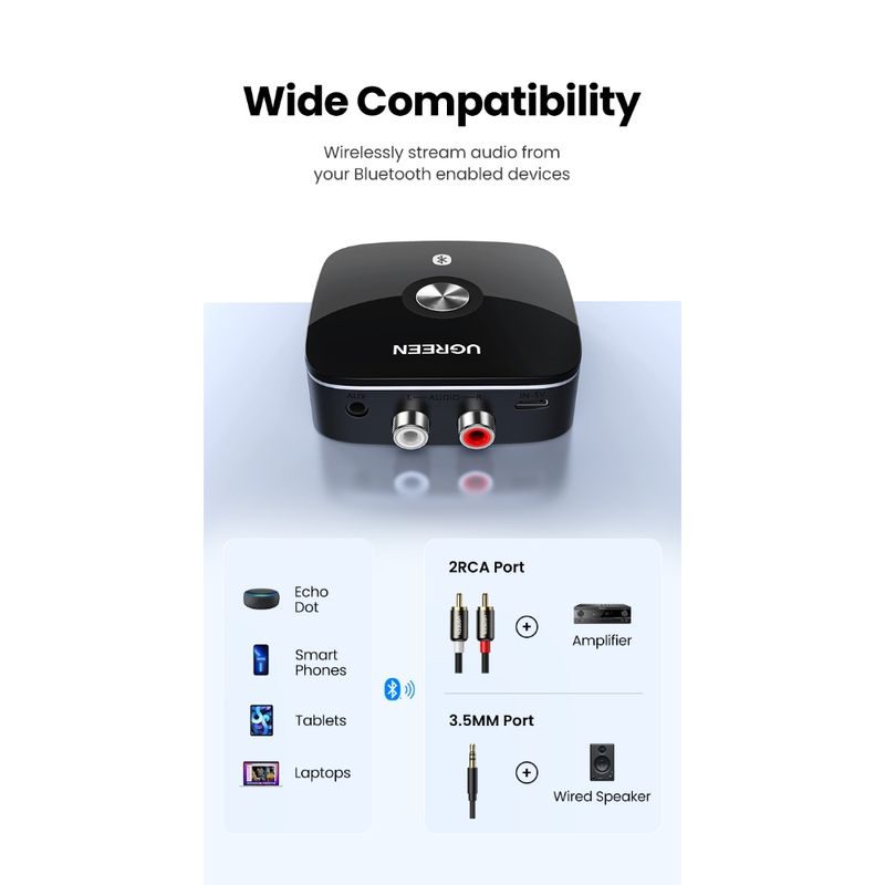 Receptor-Bluetooth-5.1---2Rca--Aux-Negro-Ugreen-Cm106-Receptores-Bluetooth