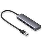 Hub-Usb-A---4-Usb-A-3.0---Powerport--Aluminio-Ugreen-Cm219-Cables-Adaptadores-y-Hub