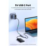 Hub Usb-C / 4 Usb-A 3.0 Aluminio Ugreen Cm219 Cables Adaptadores y Hub