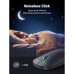 Mouse Inalambrico Ultra-Slim Gris Oscuro Ugreen Mu001 Mouse y Presentadores
