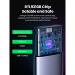 Cofre 3.0 Disco Duro M.2 Nvme (10Gps) + Cable Usb-C/Usb-C Aluminio Ugreen Cm400 Adaptadores y Cables