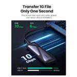 Cofre 3.0 Disco Duro M.2 Nvme (10Gps) + Cable Usb-C/Usb-C Aluminio Ugreen Cm400 Adaptadores y Cables