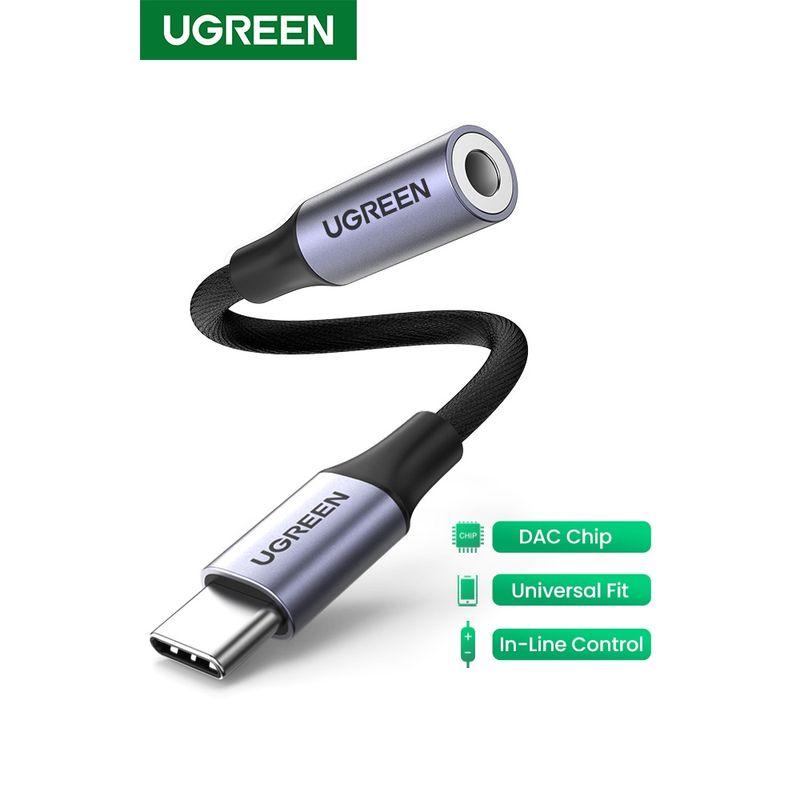 Adaptador-Usb-C---Jack-3.5Mm-Para-Audifonos-Ugreen-Av161-Cables-y-Adaptadores