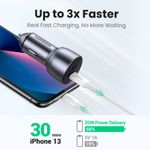 Cargador-Automovil-2Usb-C-Carga-Rapida-40W-Max-Aluminio-Ugreen-Cd213-Cargadores-de-Telefonia