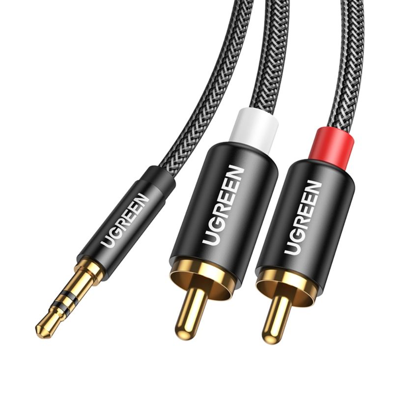 Cable-De-Audio-Jack-3.5Mm-2Rca-M-M-3M-Negro-Ugreen-Av116-Cables-Adaptadores-y-Conectores