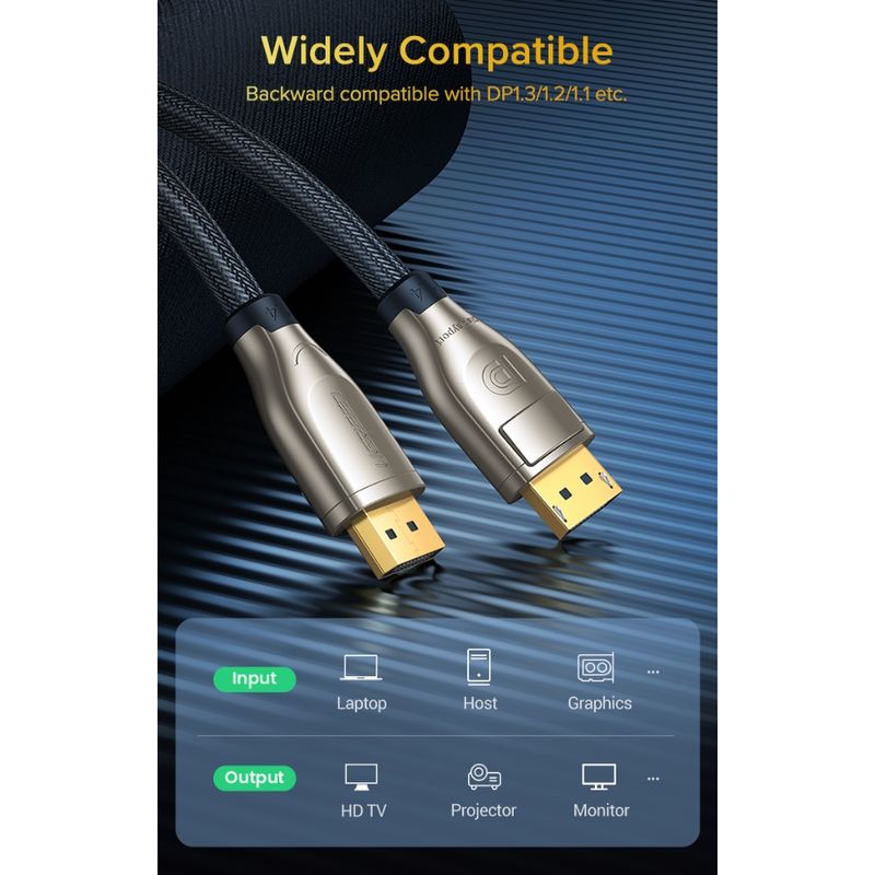 Cable-Displayport-1.4-M-M-2M--8K-60Hz--Blindado-Ugreen-Dp112-Displayport-y-Thunderbolt