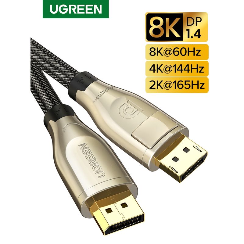 Cable-Displayport-1.4-M-M-1M--8K-60Hz--Blindado-Ugreen-Dp112-Displayport-y-Thunderbolt
