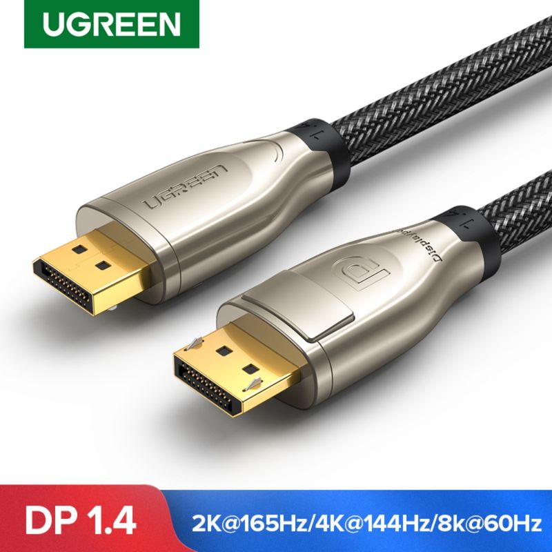 Cable-Displayport-1.4-M-M-1M--8K-60Hz--Blindado-Ugreen-Dp112-Displayport-y-Thunderbolt