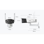 Camara Wi Fi 6Mp Full Hd Angulo 180 Doble Lente C/Deteccion Mascotas Y Personas Cámaras Wifi
