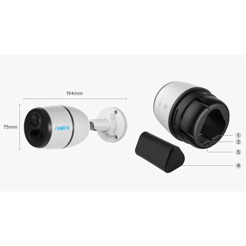 Camara Wi Fi Exterior 3G/4G Full Hd Con Bateria Recargable O Energia Solar Cámaras Wifi