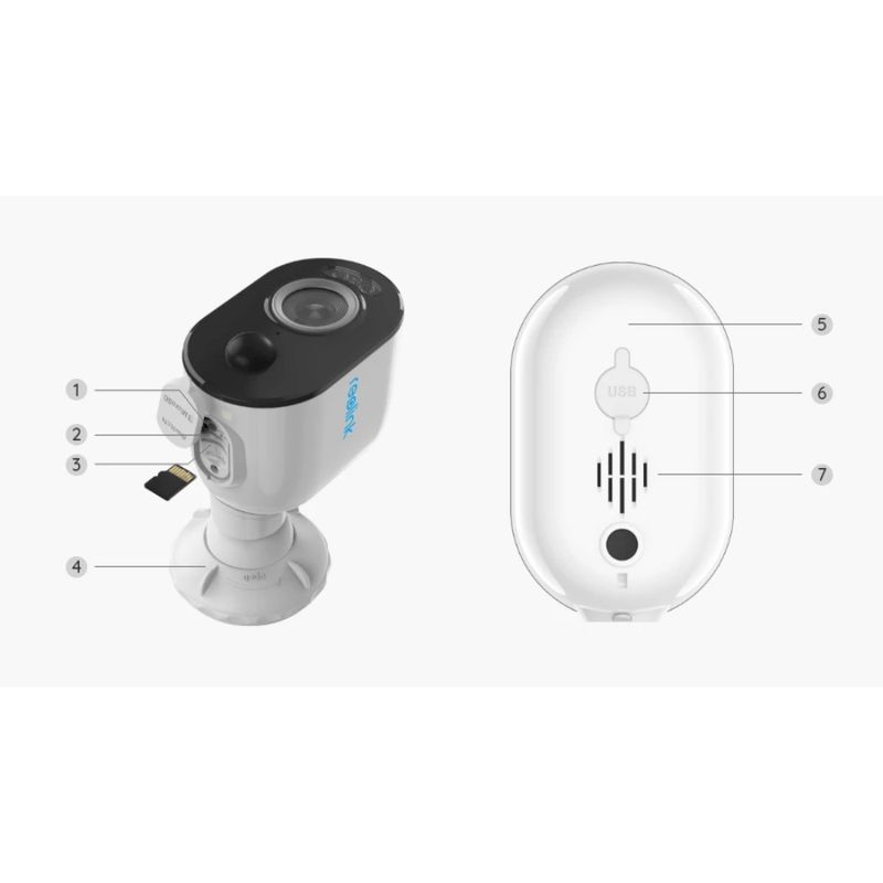 Camara Wi Fi Ip Exterior 4Mp Full Hd 1080P Vision Nocturna 2K Recargable O Carga Solar Cámaras Wifi