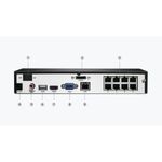 Kit Nvr 8 Canales Con 4 Camaras 8Mp -2Tb Soporta Hasta 6Tb Kit Dvr
