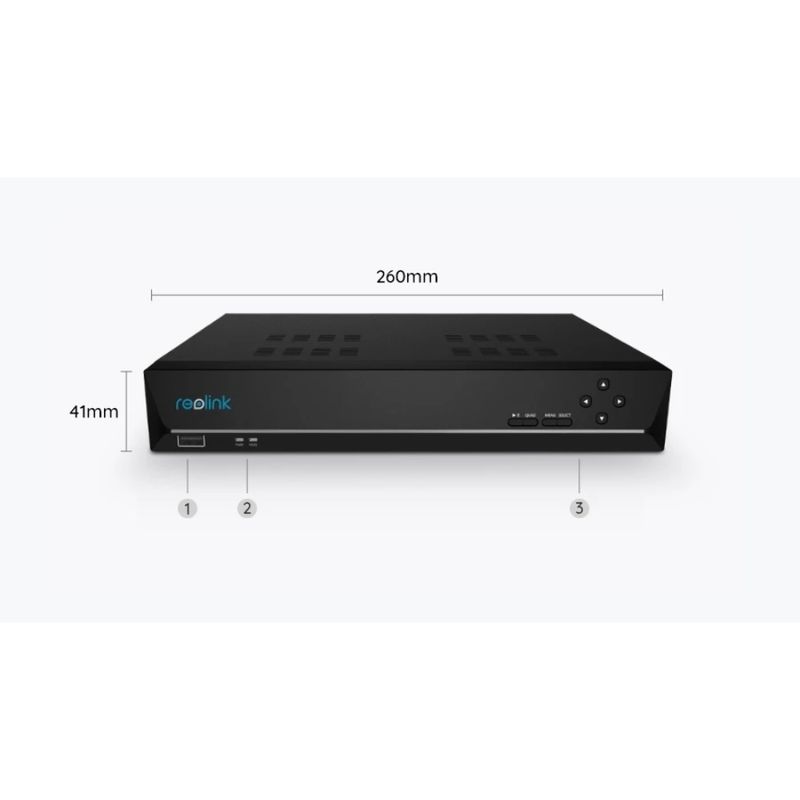 Kit Nvr 8 Canales Con 4 Camaras 8Mp -2Tb Soporta Hasta 6Tb Kit Dvr