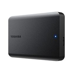 TOSHIBA DISCO DURO 1TB EXTERNO USB 3.0  CANVIO BASICO Black