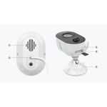 Camara Wi Fi Exterior 2Mp Full Hd 1080P Con Deteccion De Movimiento Cámaras Wifi