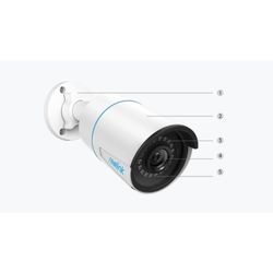 REOLINK CAMARA  RLC-510A IP 5MP ALTA RESOLUCION 2560X1920 DETECCION DE PERSONAS Y VEHICULOS