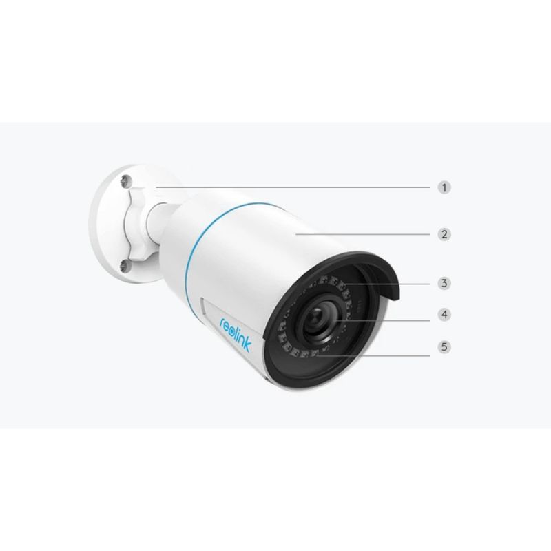 Camara Ip 5Mp Alta Resolucion 2560X1920 Deteccion De Personas Y Vehiculos Cámaras Ip