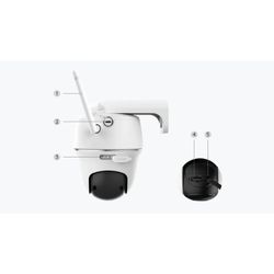 REOLINK CAMARA WIFI IP  ARGUS PT-W EXTERIOR 4MP HD 720P DETECCION DE PERSONAS Y VEHICULOS MOVI 355 Y 144