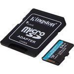 Tarjeta-De-Memoria-Micro-Sd-64Gb-Kingston-Canvas-Go--Plus-Uhs-I-Clase-10-U3-V30-A2--Adaptador-Sd-Tarjetas-de-Memoria