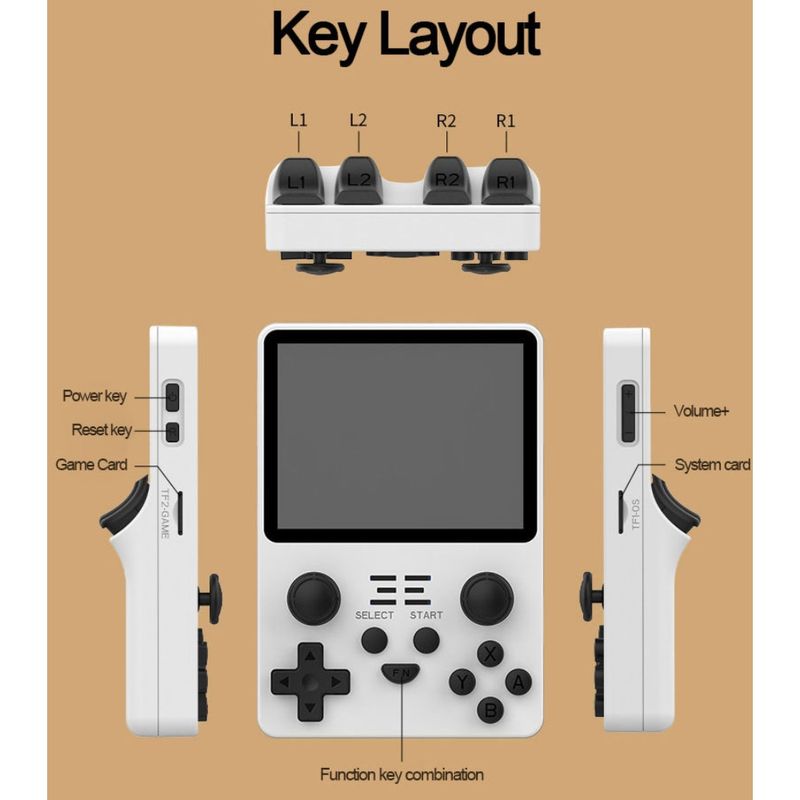 Mini-Consola-Retro-64G-Blanco-Powkiddy-Consolas
