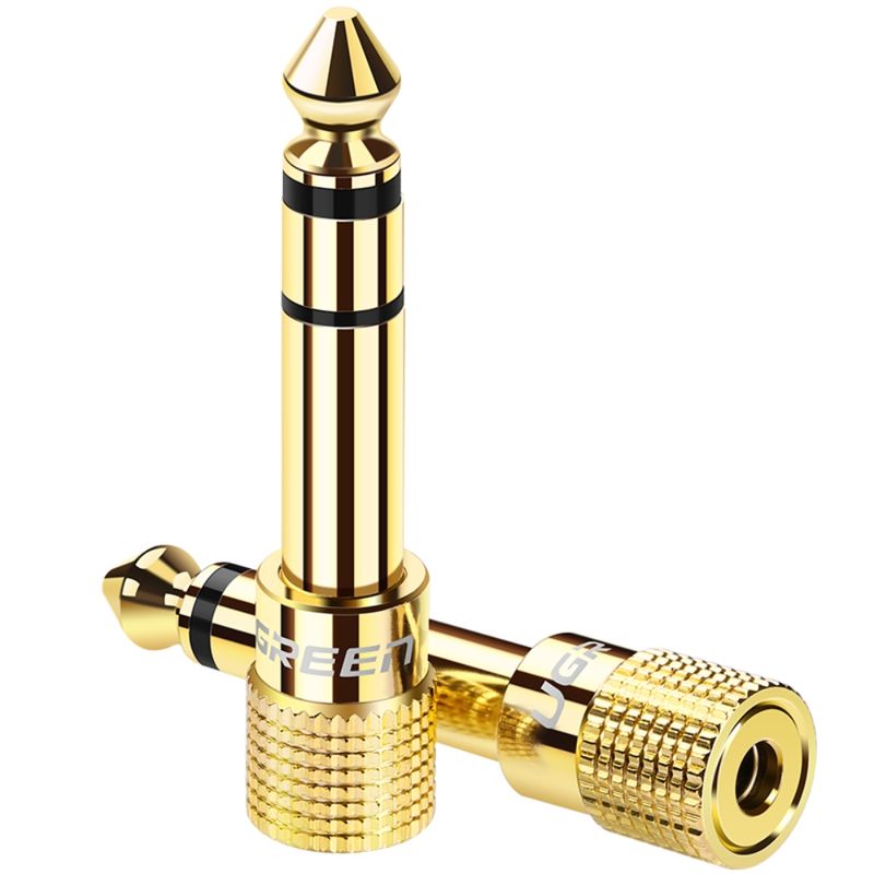 Adaptador-Gold-Estereo-Jack-3.5Mm-H-M-Jack-6.3Mm-Ugreen-20503-Cables-Adaptadores-y-Conectores