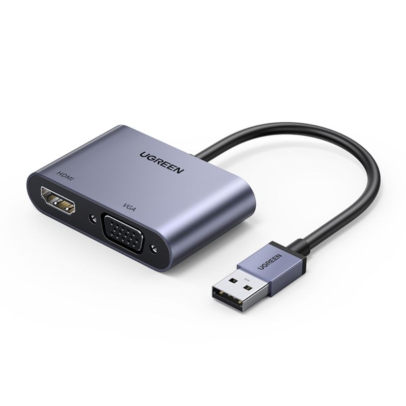 Convertidor-De-Video-Usb-A-3.0-M---Hdmi-H--Vga-H-1080P-Max-Aluminio-Ugreen-Cm449-Cables-Adaptadores-y-Hub
