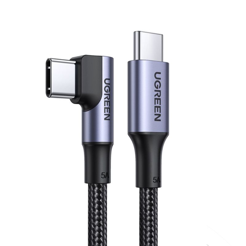 Cable-Curvo-Usb-C-Usb-C-Pd-5A-Max-Trenzado-3M-Negro-Ugreen-Us334-Cables-y-Adaptadores