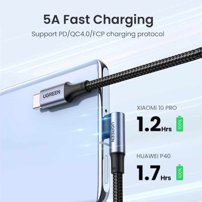 Cable-Curvo-Usb-C-Usb-C-Pd-5A-Max-Trenzado-3M-Negro-Ugreen-Us334-Cables-y-Adaptadores