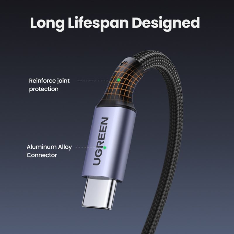 Cable-Curvo-Usb-C-Usb-C-Pd-5A-Max-Trenzado-3M-Negro-Ugreen-Us334-Cables-y-Adaptadores