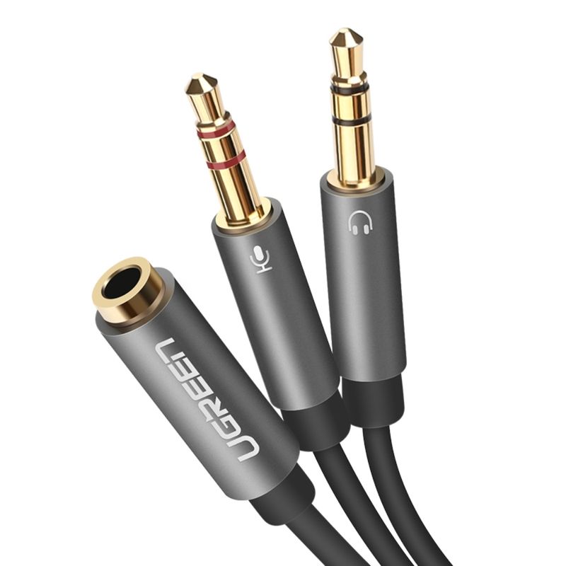Cable-De-Audio-Splitter-H-2M-Estereo-Jack-3.5Mm-2Jack-3.5Mm-20Cm-Negro-Trenzado-Ugreen-Av140-Cables-Adaptadores-y-Conectores