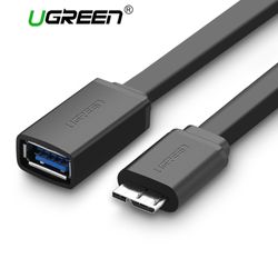 UGREEN CABLE EXTENSION M/H 3.0 USB-A/USB-A 3M NEGRO  US129