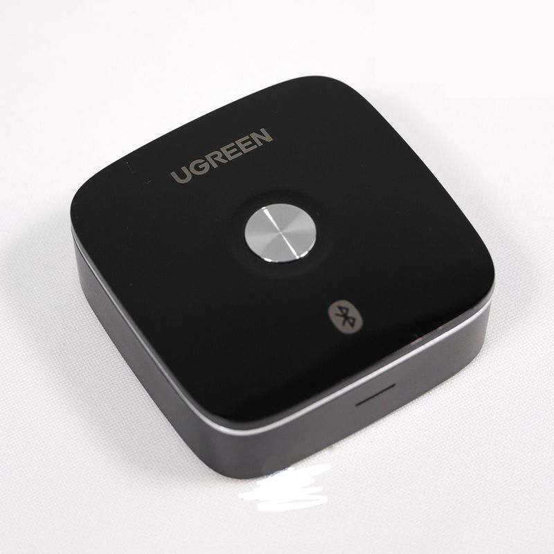 Adaptador Audio Receptor Bluetooth 5.0 A 2Rca M Recargable Negro Ugreen Cm123 Receptores Bluetooth