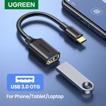 Adaptador-Otg-3.1-Usb-C-Usb-A-M-H-15Cm-Negro-Ugreen-Us154-Cables-y-Adaptadores