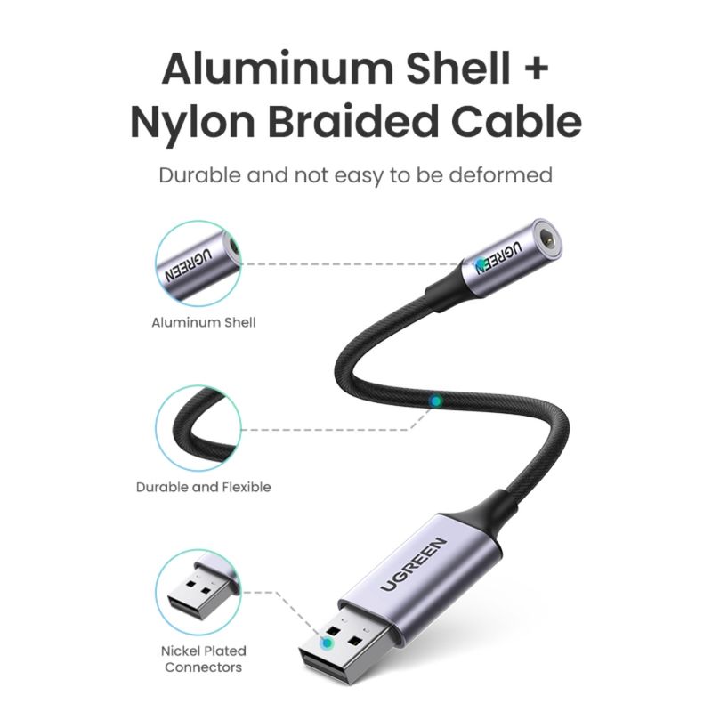 Tarjeta-De-Audio-Externa-Usb-A--1-Jack-3.5Mm-4-Polos-M-H--Audio-Estereo---Mic--Ugreen-Cm477-Cables-Adaptadores-y-Hub