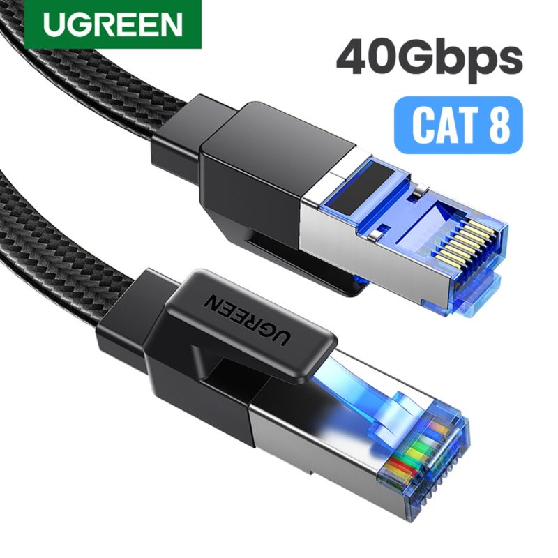 Cable-De-Red-10M-Cat8-F-Ftp--40Gbps--Trenzado-Negro-Ugreen-Nw153-Cables-de-Red