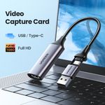 Capturadora-De-Video-Hdmi-4K-60Hz---Usb-C---Adaptador-Usb-A-1080P-30Hz-Ugreen-Cm489-Cables-Adaptadores-y-Hub